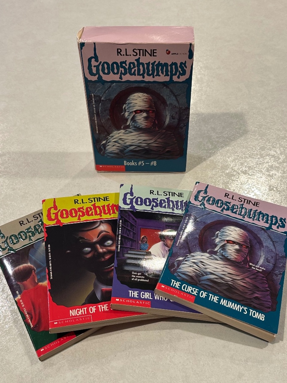 Vintage R.L. Stine Goosebumps Books 5-8